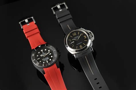 panerai rubber strap made in swiss|Panerai officine rubber strap.